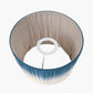 Scallop 20cm Blue Ombre Soft Pleated Tapered Lampshade
