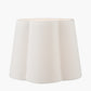 Posy 35cm White Handloom Scalloped Tapered Lampshade
