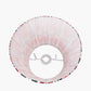 Izara 35cm Red Ikat Patterned Mushroom Pleat Tapered Lampshade