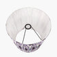 Izara 45cm Lilac Ikat Patterned Mushroom Pleat Tapered Lampshade