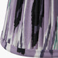 Izara 16cm Lilac Ikat Patterned Mushroom Pleat Tapered Lampshade