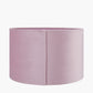 Rene 40cm Blush Velvet Cylinder Lampshade