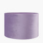 Rene 45cm Lilac Velvet Cylinder Lampshade