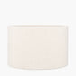 Rouen 50cm White Boucle Cylinder Lampshade
