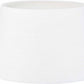 Lys 35cm White Self Lined Linen Tapered Lampshade
