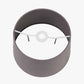 Lys 40cm Steel Grey Self Lined Linen Tapered Lampshade