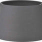 Lys 50cm Steel Grey Self Lined Linen Tapered Lampshade