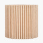 Callista 30cm Natural Linen Hard Pleat Lampshade