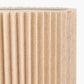 Callista 40cm Natural Linen Hard Pleat Lampshade