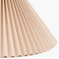 Amelia 40cm Natural Linen Hard Pleat Tapered Lampshade