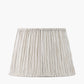 Thiago 30cm Natural Stripe Mushroom Pleat Tapered Lampshade