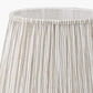 Thiago 35cm Natural Stripe Mushroom Pleat Tapered Lampshade