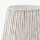 Thiago 40cm Natural Stripe Mushroom Pleat Tapered Lampshade