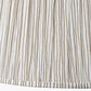 Thiago 40cm Natural Stripe Mushroom Pleat Tapered Lampshade