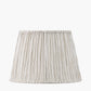 Thiago 45cm Natural Stripe Mushroom Pleat Tapered Lampshade