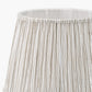 Thiago 45cm Natural Stripe Mushroom Pleat Tapered Lampshade