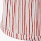 Thiago 14cm Cinnamon Stripe Mushroom Pleat Tall Tapered Candle Clip Lampshade