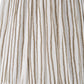 Thiago 16cm Natural Stripe Mushroom Pleat Tapered Lampshade