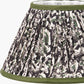Ornella 25cm Green Floral Design Mushroom Pleat Empire Lampshade