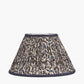 Ornella 30cm Blue Floral Design Mushroom Pleat Empire Lampshade