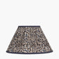 Ornella 35cm Blue Floral Design Mushroom Pleat Empire Lampshade