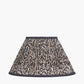 Ornella 35cm Blue Floral Design Mushroom Pleat Empire Lampshade