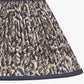 Ornella 35cm Blue Floral Design Mushroom Pleat Empire Lampshade