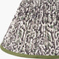 Ornella 35cm Green Floral Design Mushroom Pleat Empire Lampshade