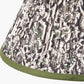 Ornella 35cm Green Floral Design Mushroom Pleat Empire Lampshade
