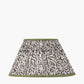 Ornella 40cm Green Floral Design Mushroom Pleat Empire Lampshade
