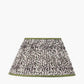 Ornella 45cm Green Floral Design Mushroom Pleat Empire Lampshade