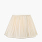 Malia 45cm Cream Mushroom Pleat Scalloped Tapered Lampshade