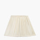 Malia 45cm Cream Mushroom Pleat Scalloped Tapered Lampshade