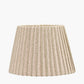 Isla 25cm Jute Striped Natural & Olive Tapered Lampshade