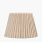 Isla 30cm Jute Striped Natural & Olive Tapered Lampshade