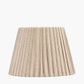 Isla 30cm Jute Striped Natural & Olive Tapered Lampshade