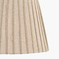 Isla 30cm Jute Striped Natural & Olive Tapered Lampshade