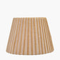 Isla 30cm Jute Striped Natural & Yellow Tapered Lampshade