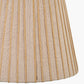 Isla 40cm Jute Striped Natural & Yellow Tapered Lampshade