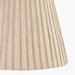 Isla 45cm Jute Striped Natural & Olive Tapered Lampshade