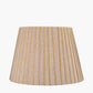 Isla 45cm Jute Striped Natural & Yellow Tapered Lampshade