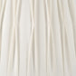 Odette 45cm White Linen Cotton Slub Pinch Pleat Tapered Lampshade