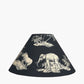 Nala 40cm Inky Blue Safari Printed Empire Lampshade