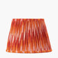 Suri 25 cm Pink and Orange Ikat Patterned Mushroom Pleat Tapered Lampshade