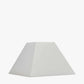 Pyramid 40cm Cream Cotton Tapered Square Lampshade