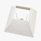 Pyramid 40cm Cream Cotton Tapered Square Lampshade