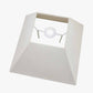 Winston 35cm White Handloom Tapered Lampshade