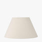 Seychelles 40cm Cream Slubby Cotton Empire Lampshade
