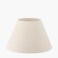 Seychelles 45cm Cream Slubby Cotton Empire Lampshade