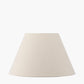 Seychelles 50cm Cream Slubby Cotton Empire Lampshade